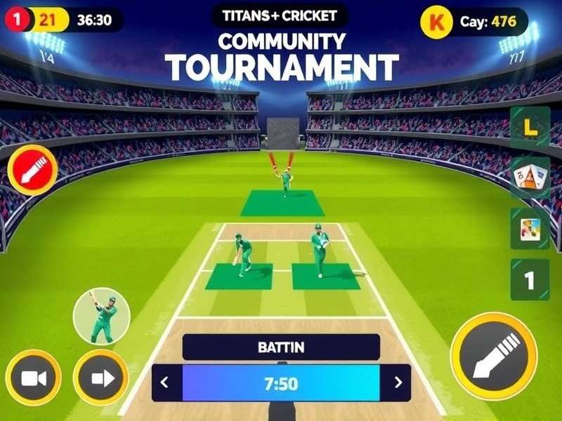 Titans Of VR Cricket gameplay screenshot